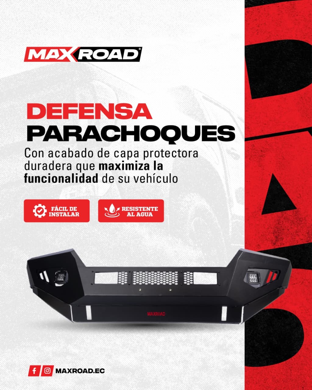 Defensa De Parachoque MAXROAD