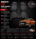 MOQUETA 3D TERMOFORMADA FORD RANGER 2016 - 2020