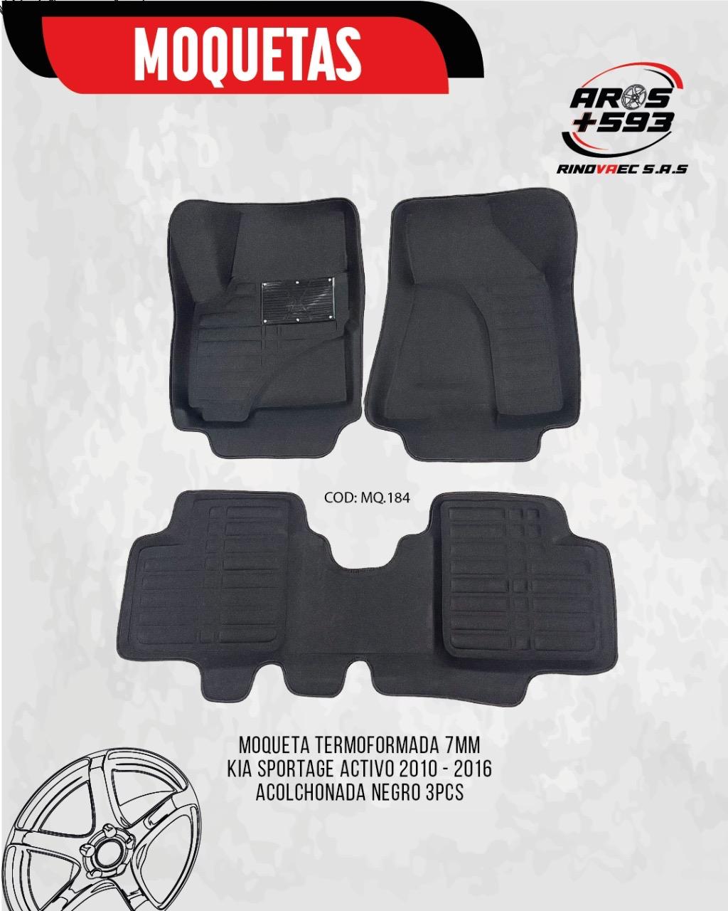 Moqueta Termoformada Acolchonada Kia Sportage Activo 2010-2016