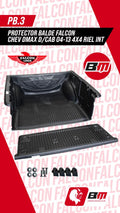PROTECTOR BALDE FALCON CHEV. DMAX D/CABINA 2004 - 2013 4X4 RIEL INTERNO